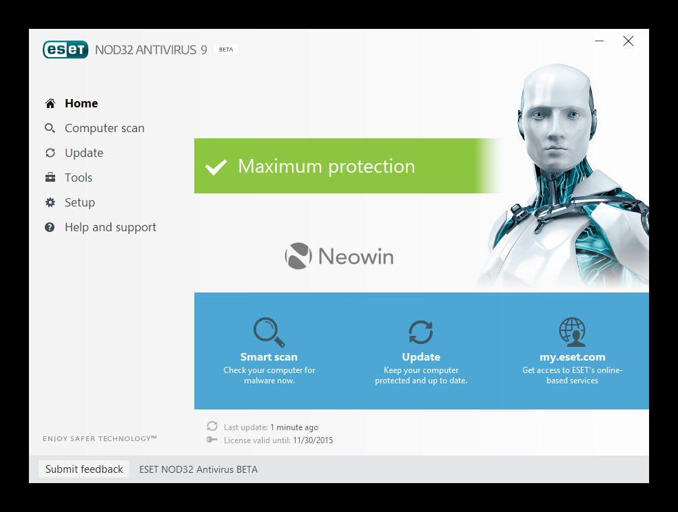ESET NOD32 Antivirus 11 License Key 2018 Crack Free Download